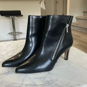 Black Heel Booties- Adrienne Vittadini